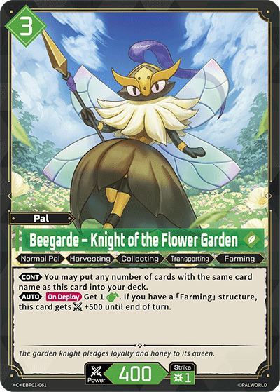 Beegarde – Knight of the Flower Garden