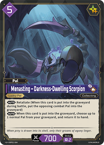 Menasting – Darkness-Dwelling Scorpion