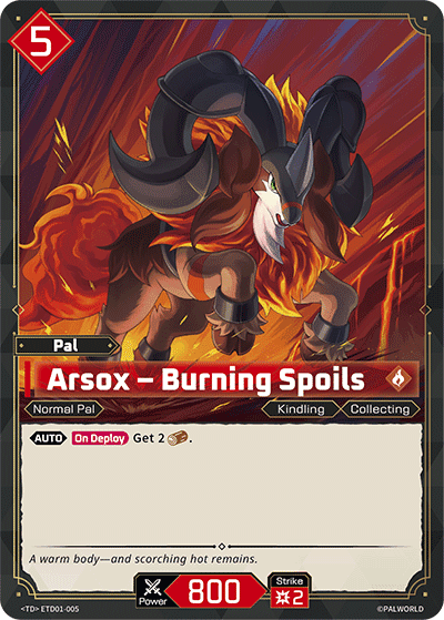 Arsox – Burning Spoils