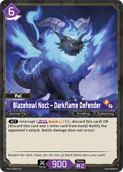 Blazehowl Noct – Darkflame Defender